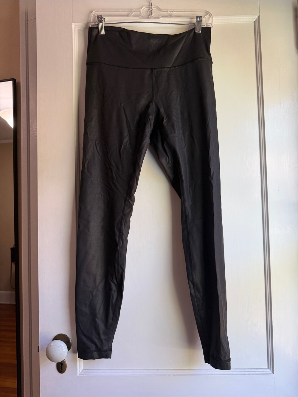lululemon athletica Black High-Waist Leggings coated